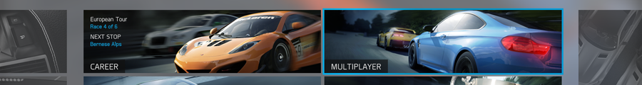 Forza 6 Activity Menu