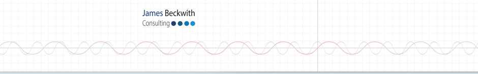 A heading banner with a sine wave