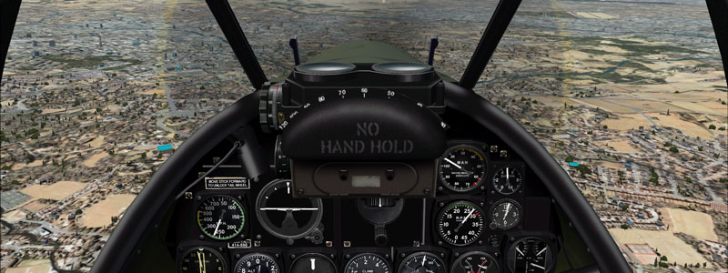 A2A's P51H cockpit