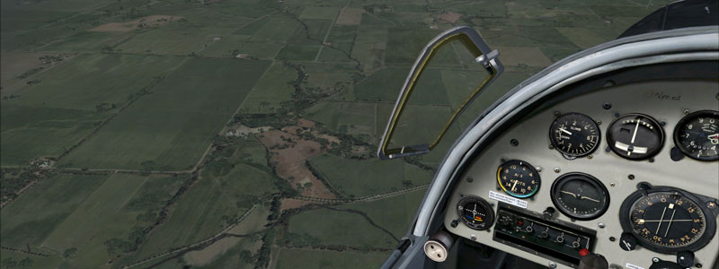 A picture of the Dornier cockpit